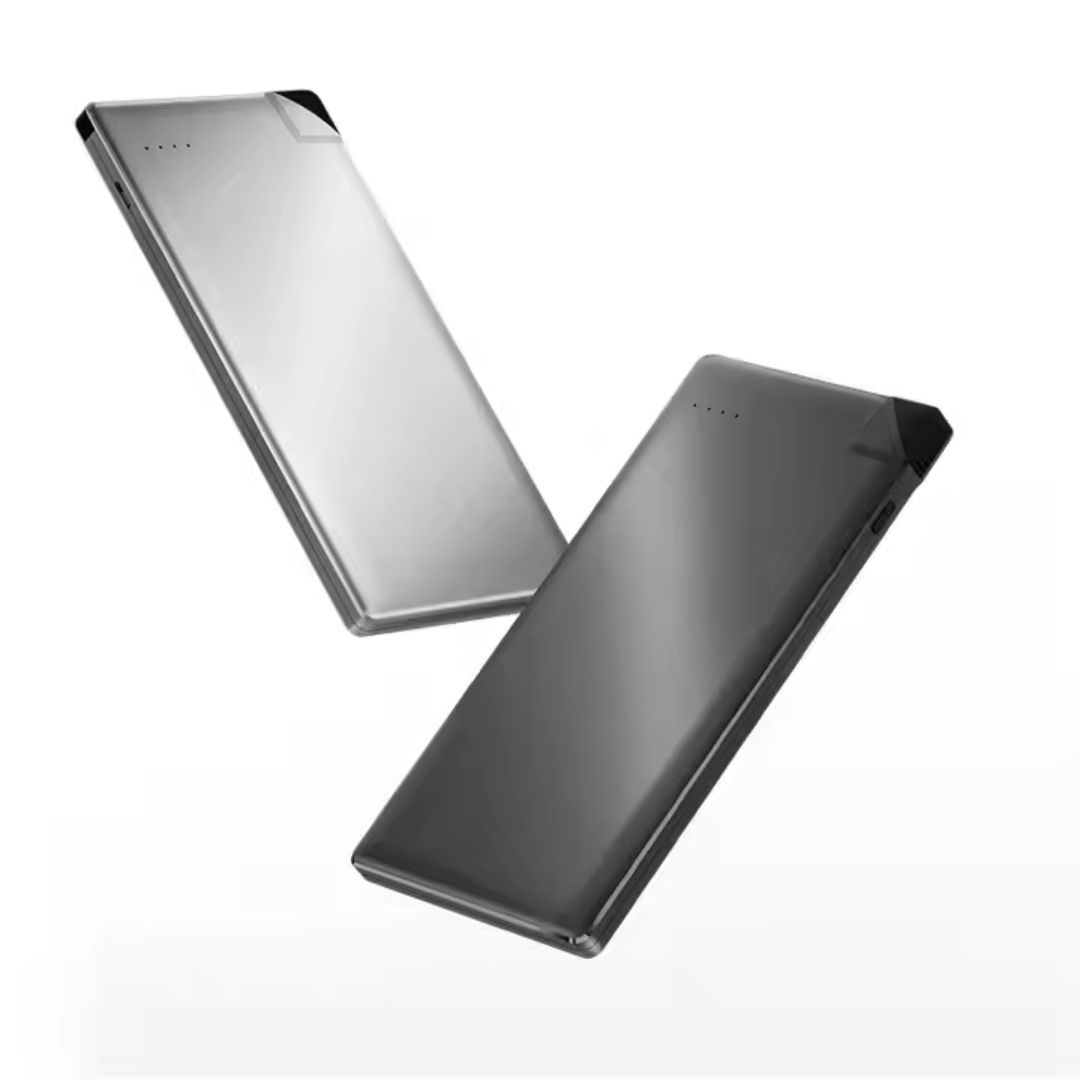 10000mAh Ultra-Slim Power Bank with Built-In Cable Custom Logo