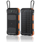 20000mAh waterproof solar power bank for outdoor charging