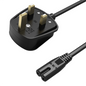 British Standard AC Cable for PD100W GaN Multi-Port Charger, displayed on a white background