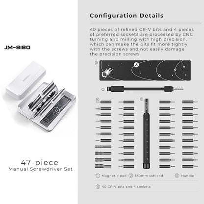 Versatile toolkit designed for mobile phone, laptop, and electronics repairs
