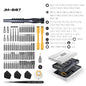 Durable and portable tool case with multi-bit storage for repair professionals