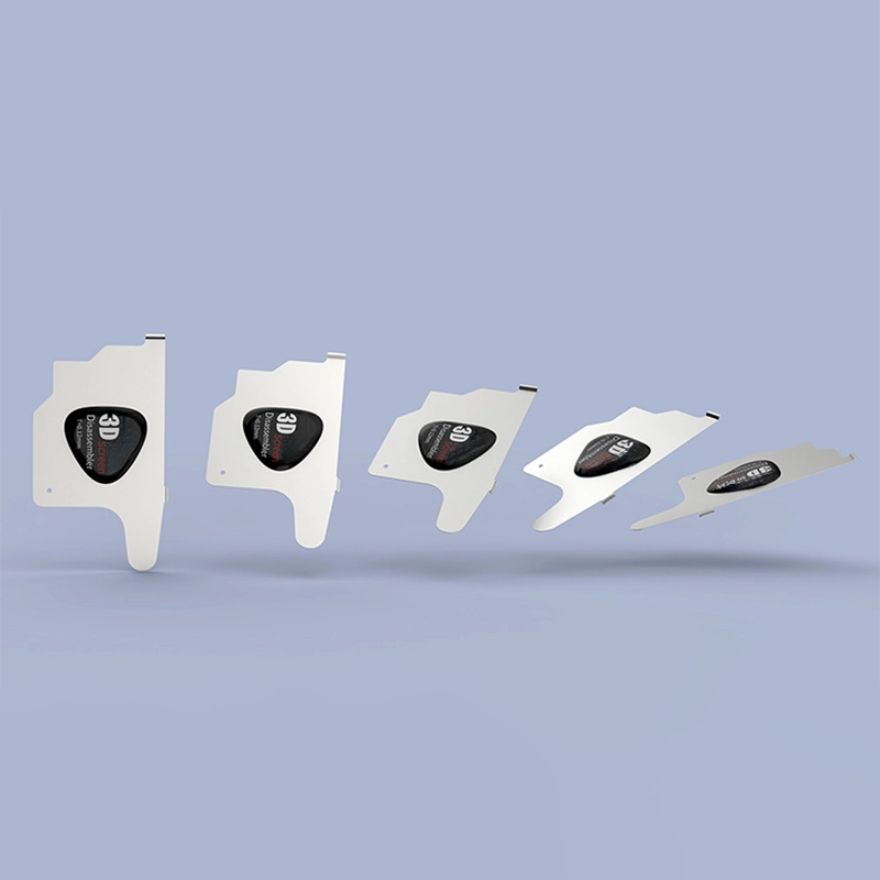 Multiple views of the 3D Stainless Steel Screen Dismantling Tool for phone repair, showcasing various angles and features of the tool's design