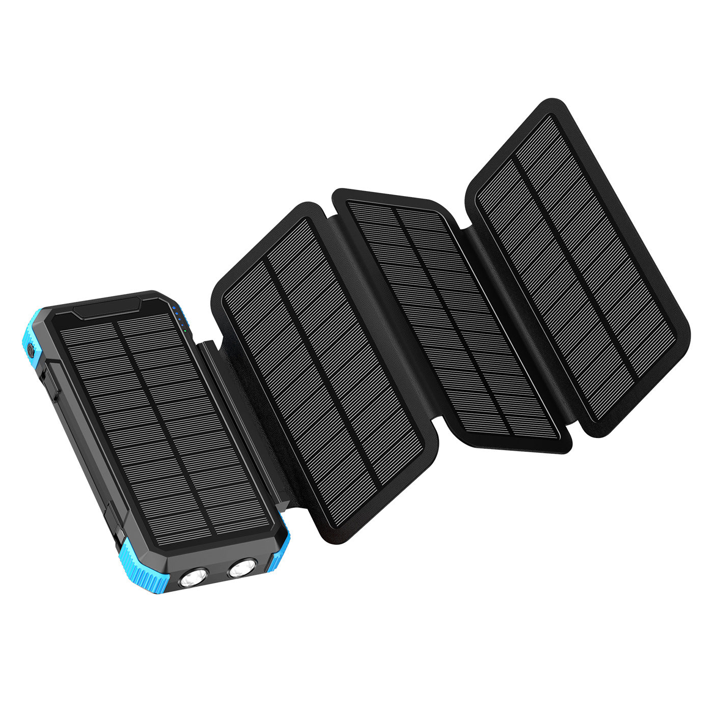 20,000mAh Solar Power Bank with Hand Crank Generator & Magnetic Wireless Charging