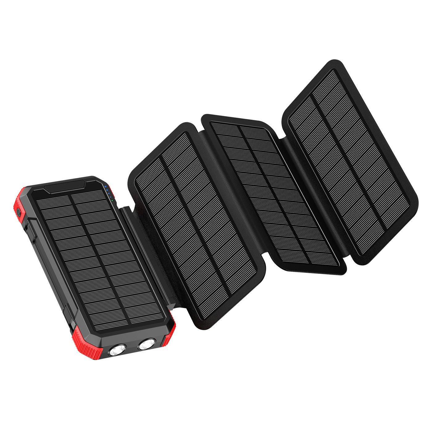 20,000mAh Solar Power Bank with Hand Crank Generator & Magnetic Wireless Charging