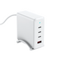PD100W GaN Multi-Port Charger for Laptops & Phones, white variant, angled view on a white background