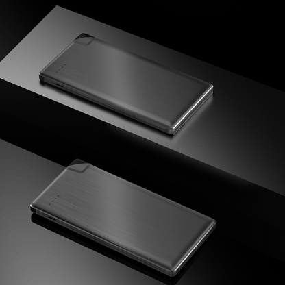 10000mAh Ultra-Slim Power Bank with Built-In Cable Custom Logo