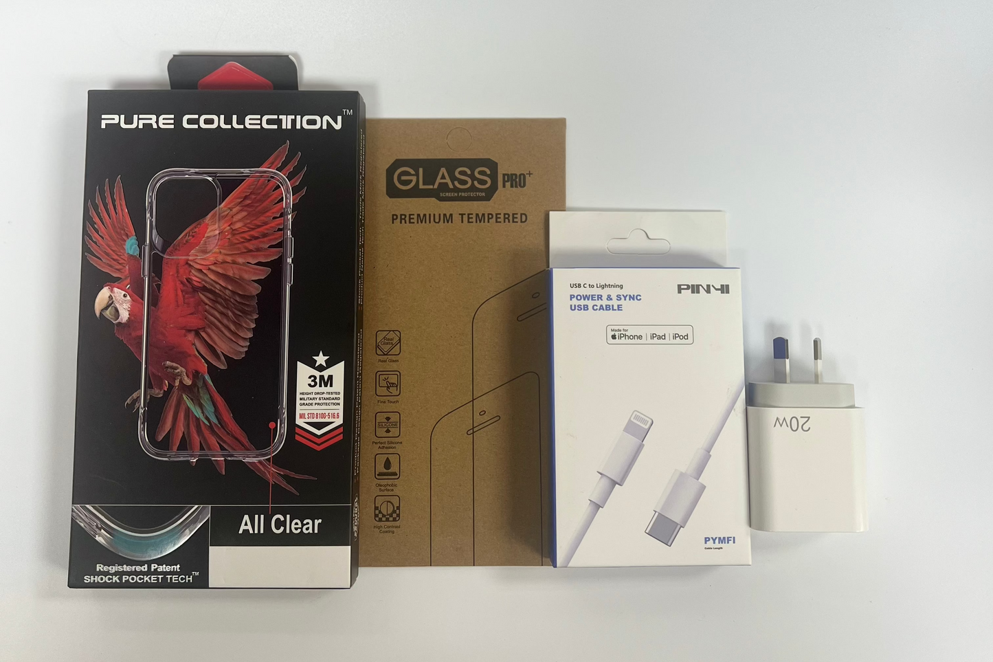 Complete Protection & Charging Bundle with AU/NZ Plug