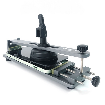 iPhone Screen Separator Tool - SS-601G for Quick & Easy Screen Removal angled view with iPhone on a white background