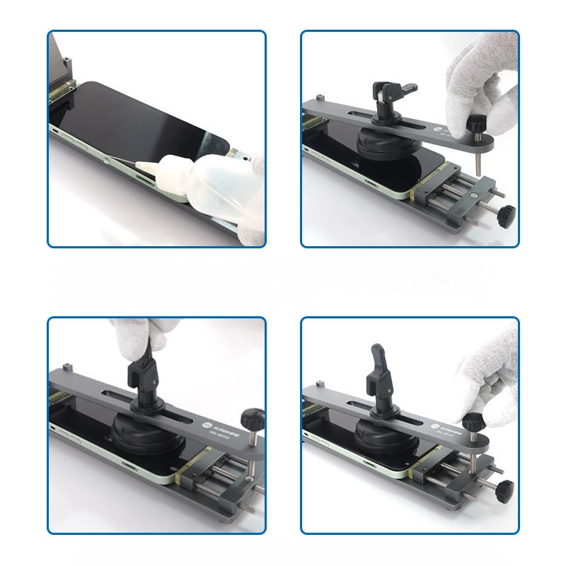 iPhone Screen Separator Tool - SS-601G for Quick & Easy Screen Removal showing how to use it 