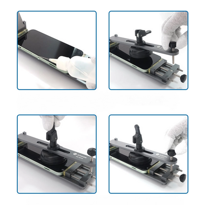 iPhone Screen Separator Tool - SS-601G for Quick & Easy Screen Removal showing how to use it 