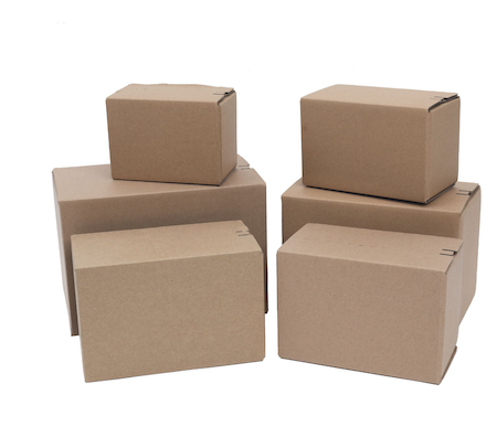 tape-free easy tear self-sealing cardboard courier box customised logo size, this product is sent by SEA, MOQ 500